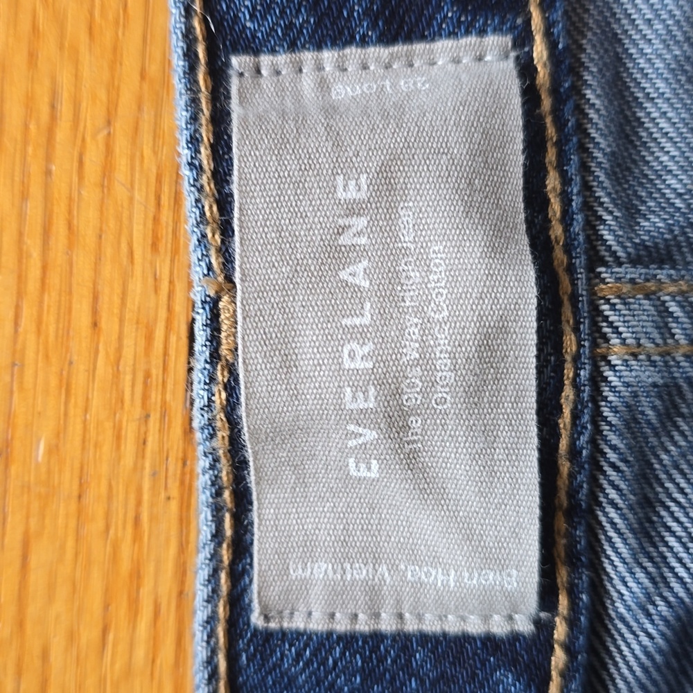 Everlane, The 90's Way-High Jean, Blue, EUC, Women's 28 Long - Picture 4 of 16